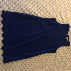 Scalloped bottom dress